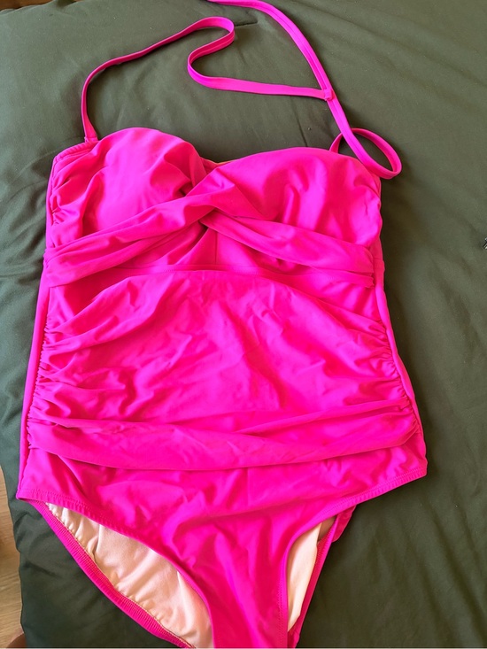 Kona Sol Other - ' Hot Pink Ruched One-Piece Swimsuit